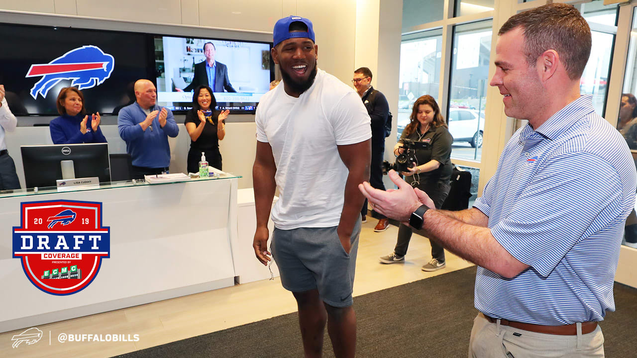 Bills firstround pick Ed Oliver arrives at One Bills Drive