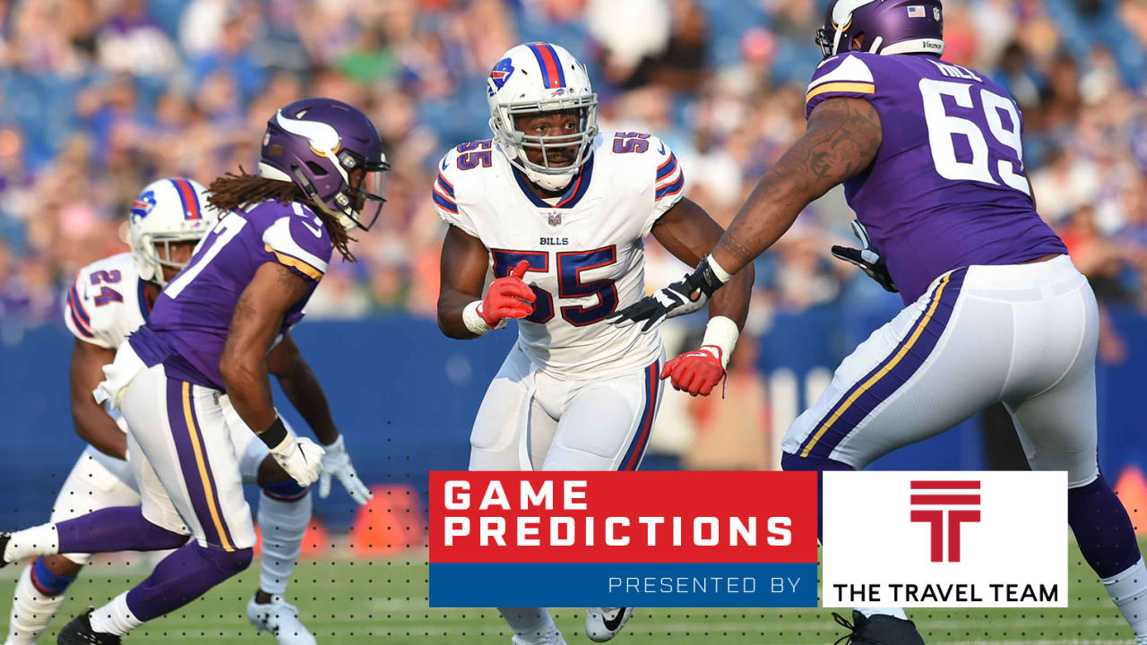 Around the NFL BillsVikings game predictions