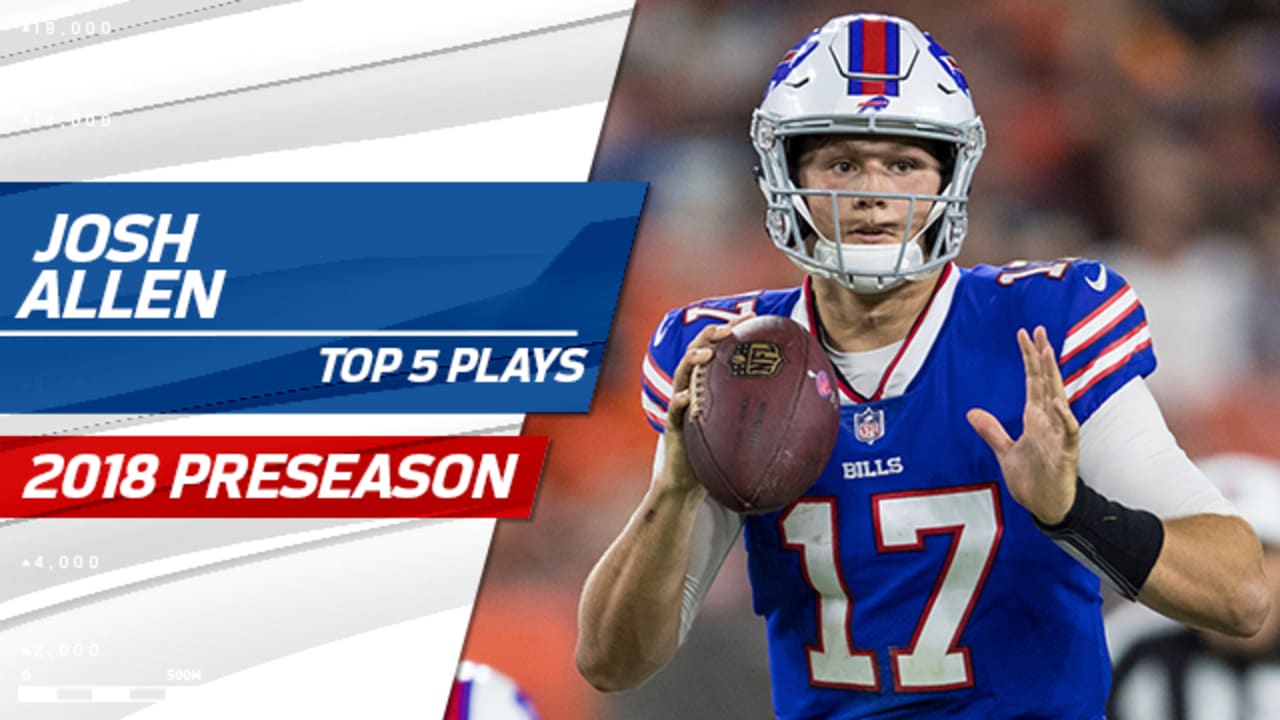 Top 5 Josh Allen Plays 2018 Preseason