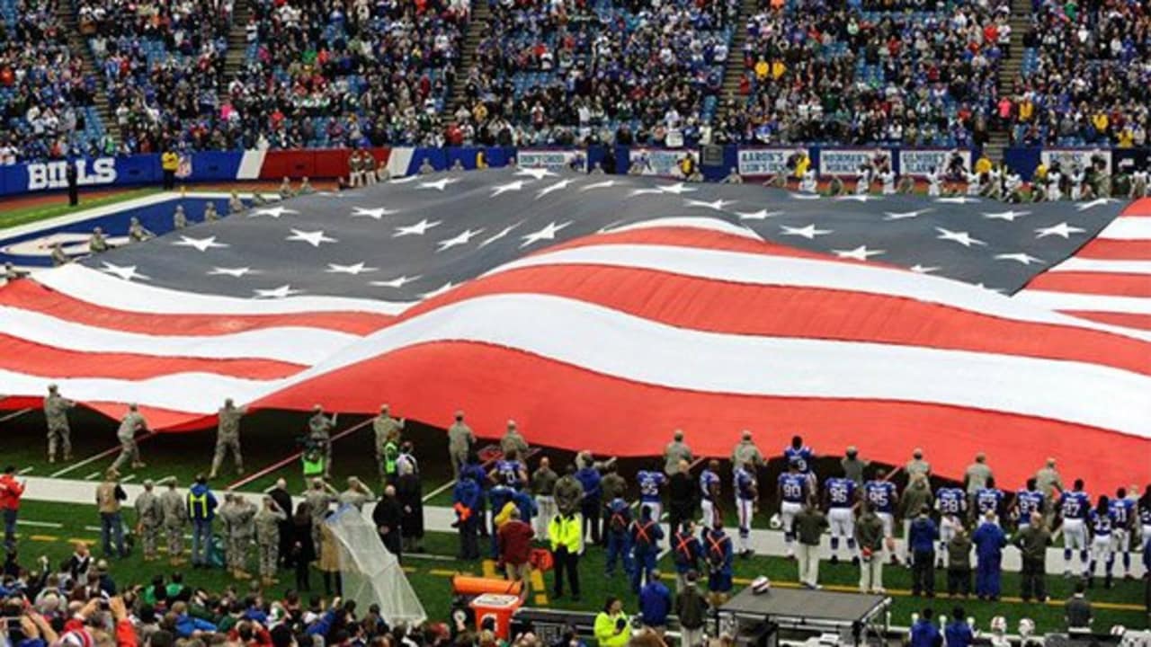 Official original Denver Broncos Vs Buffalo Bills Game Day Salute