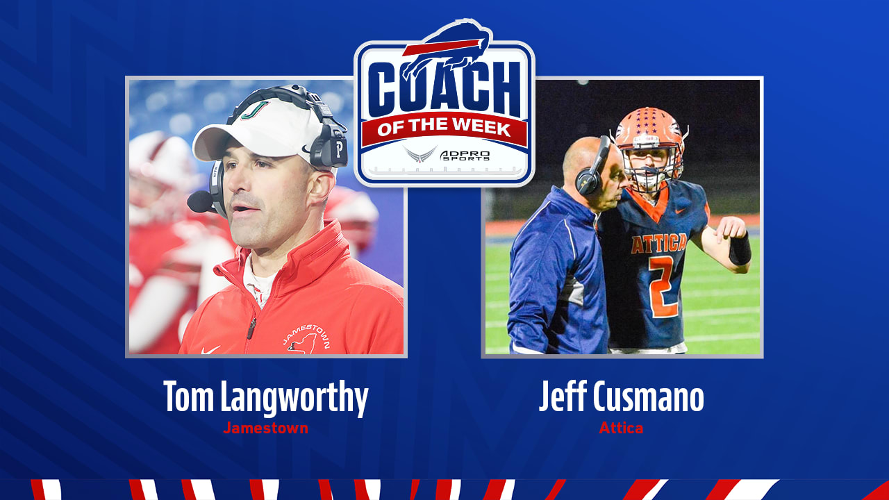 Tom Langworthy & Jeff Cusmano earn Bills-ADPRO Sports high school coach of  the week honors