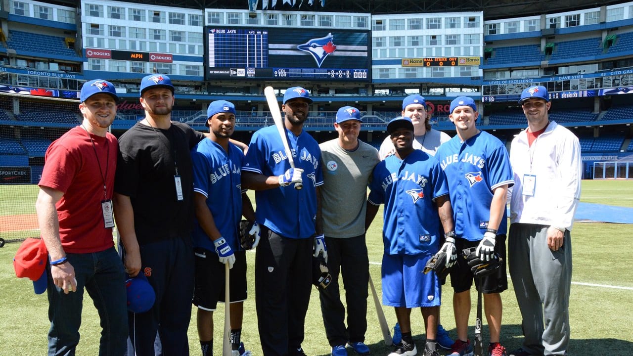 Blue Jays Batting Practice and Toronto Visit