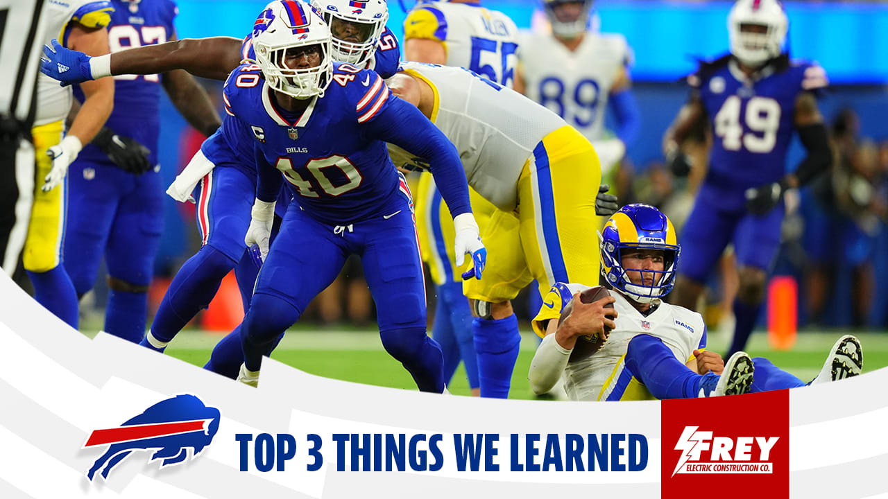 Bills vs. Rams Week 3  How to watch, listen, and stream