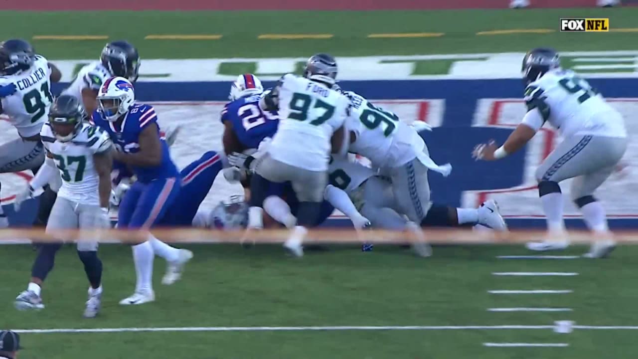 Zack Moss rushes for a 1-yard touchdown | Bills vs. Seahawks