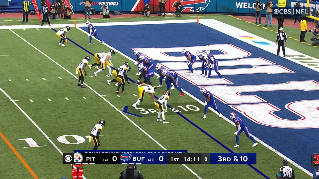 Steelers vs Bills highlights: RB Jaylen Warren rips off 62-yard