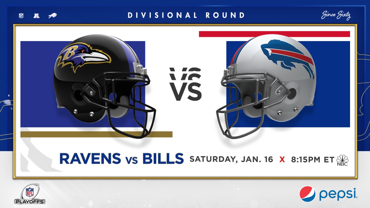 Buffalo Bills to host the Baltimore Ravens in the divisional round on  Saturday night