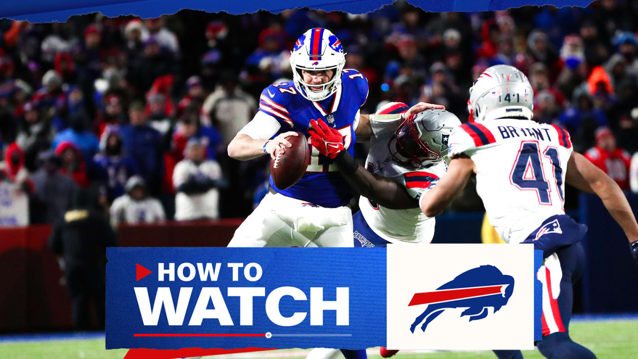 Bills vs. Patriots live stream: TV channel, how to watch