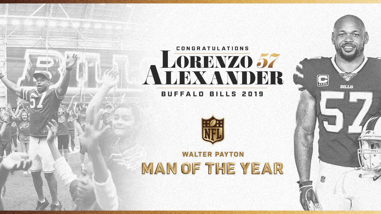 10 heartwarming posts that highlight why Lorenzo Alexander was named the  Bills Walter Payton Man of the Year for third time