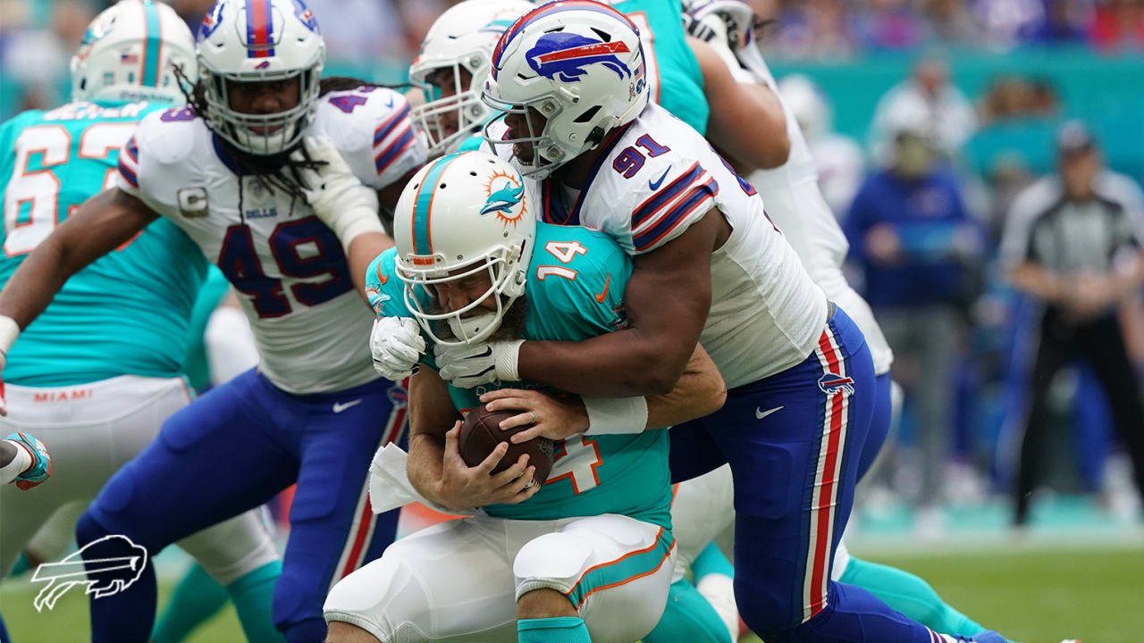 January 4, 2020: Buffalo Bills defensive tackle Ed Oliver (91) prior to an  NFL football playoff game between the Buffalo Bills and the Houston Texans  at NRG Stadium in Houston, TX. The