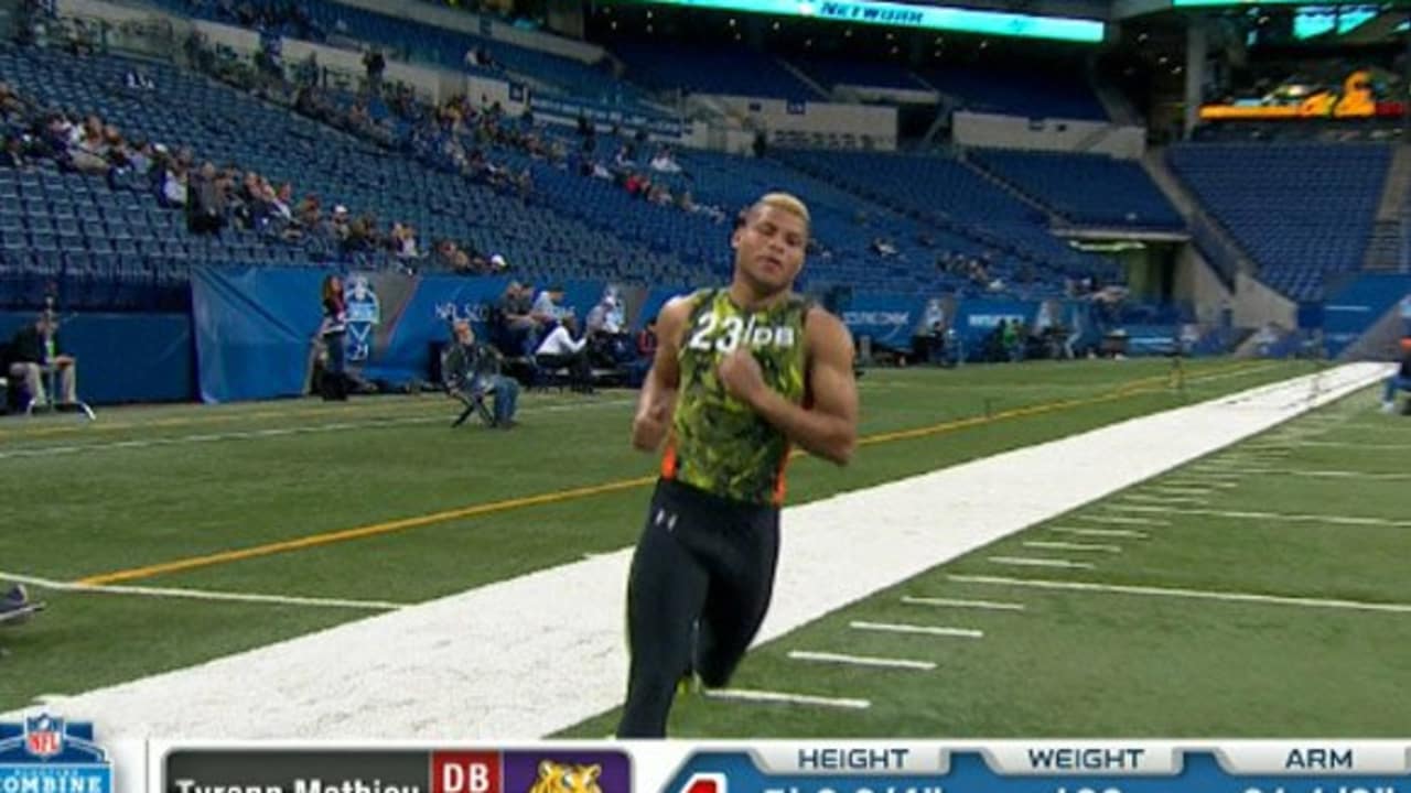 Tyrann Mathieu S Speedy 40 Yard Dash