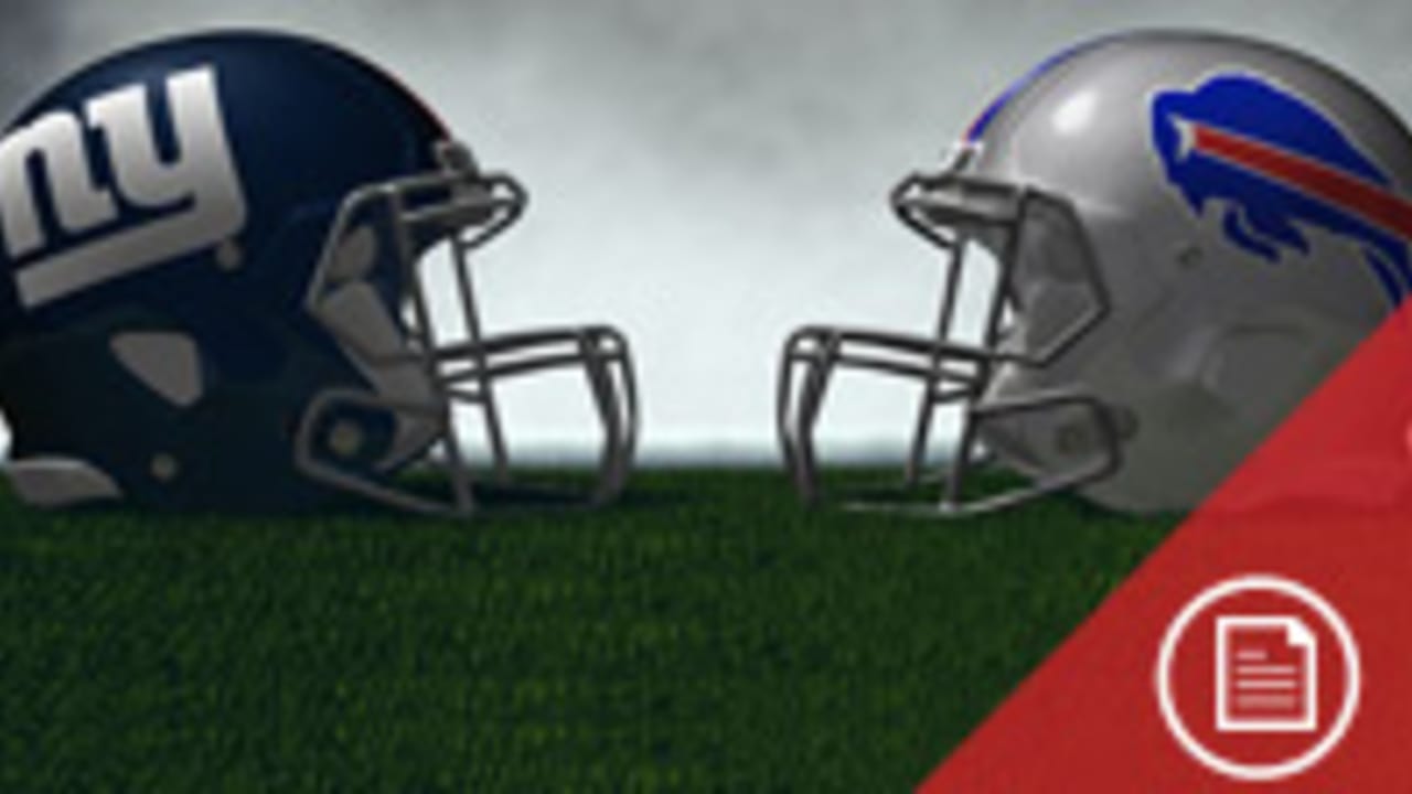 Game preview Giants vs. Bills