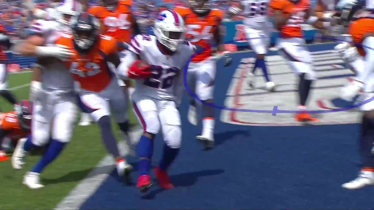 Buffalo Bills running back Duke Johnson warms up before a preseason NFL  football game against the Denver Broncos in Orchard Park, N.Y., Saturday,  Aug. 20, 2022. (AP Photo/Adrian Kraus Stock Photo - Alamy