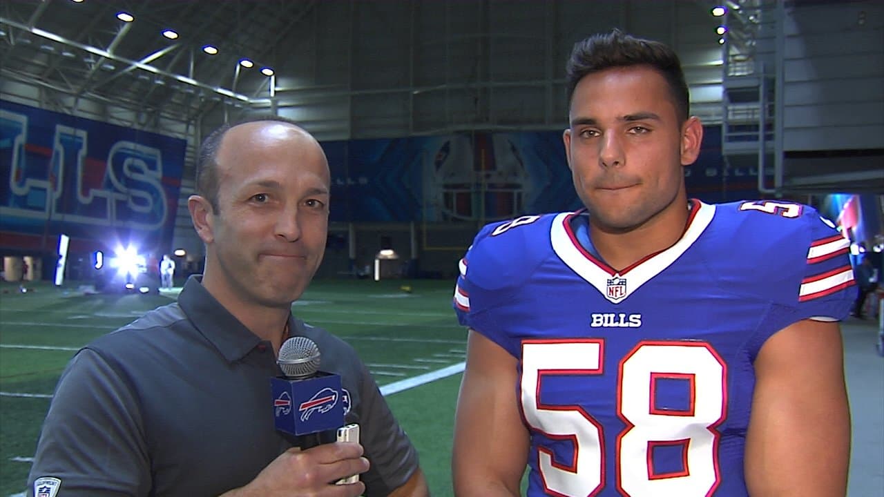 WATCH: Bills FaceTime Matt Milano during McDermott's post-game speech