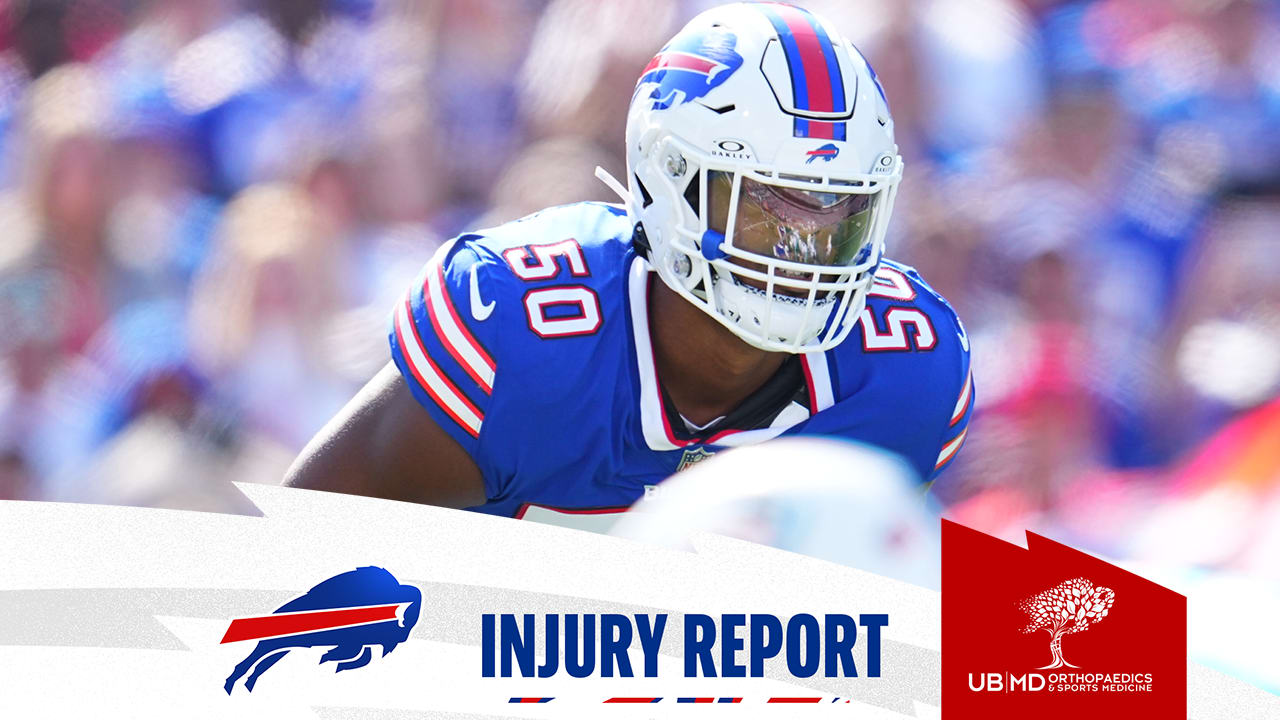 Bills injury report vs. Jaguars in London | Week 5
