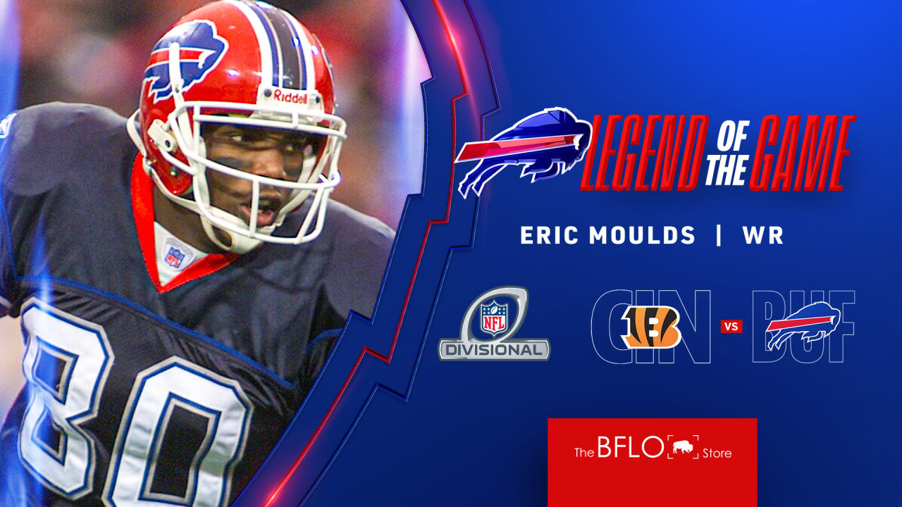 Lot Detail - 2004 Eric Moulds Buffalo Bills Game-Used Helmet (Bills COA)