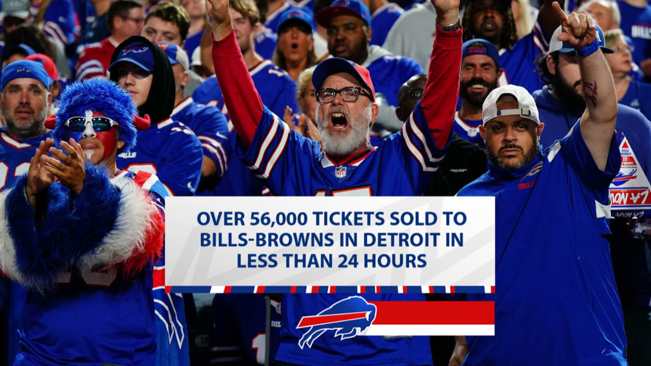 Sunday's Bills-Browns game moved to Detroit, fans to receive