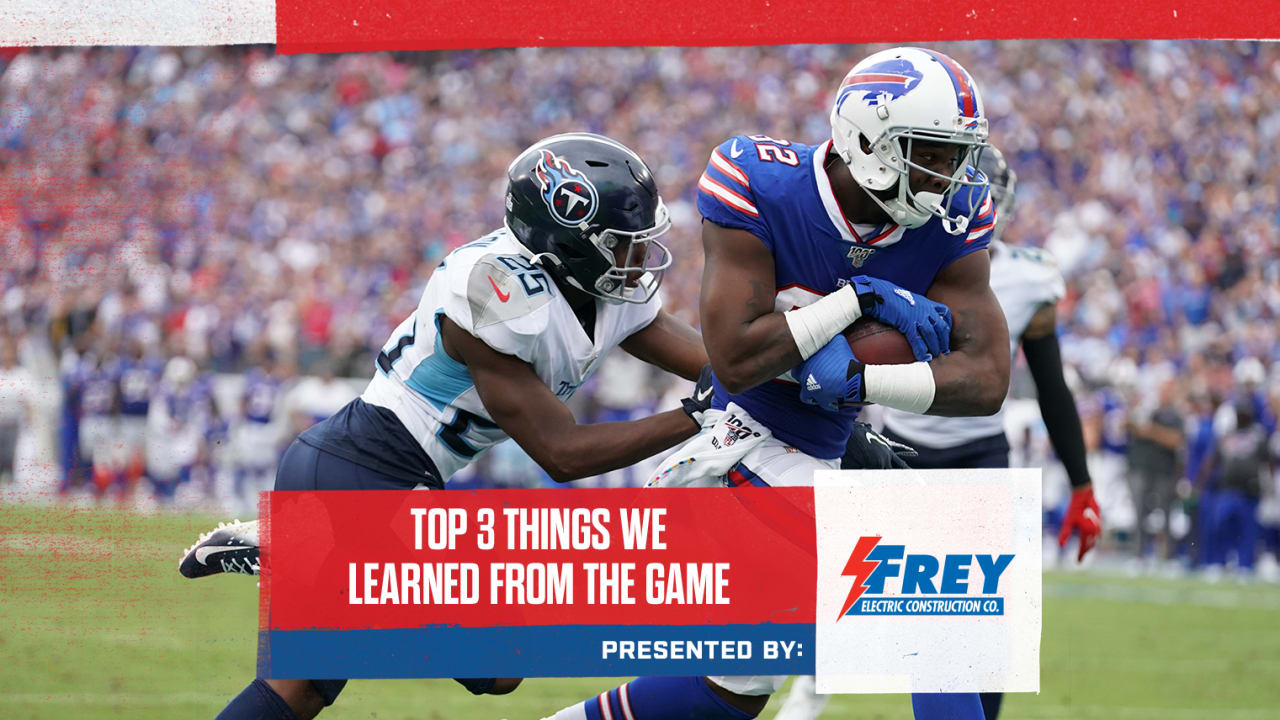 Top 3 things we learned from Bills at Titans Week 5