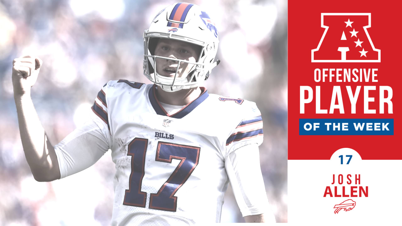 Josh Allen the first Bills QB named AFC Player of the Week in