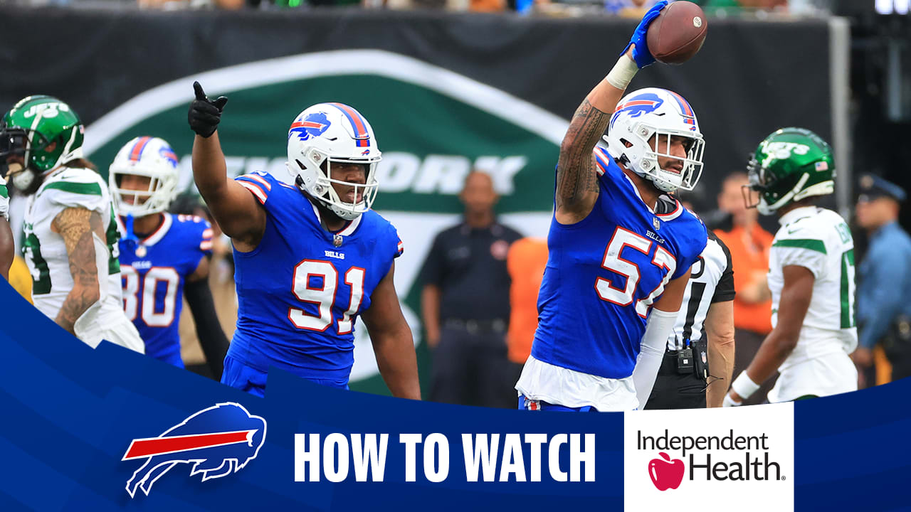 Bills at Jets, How to watch, stream & listen