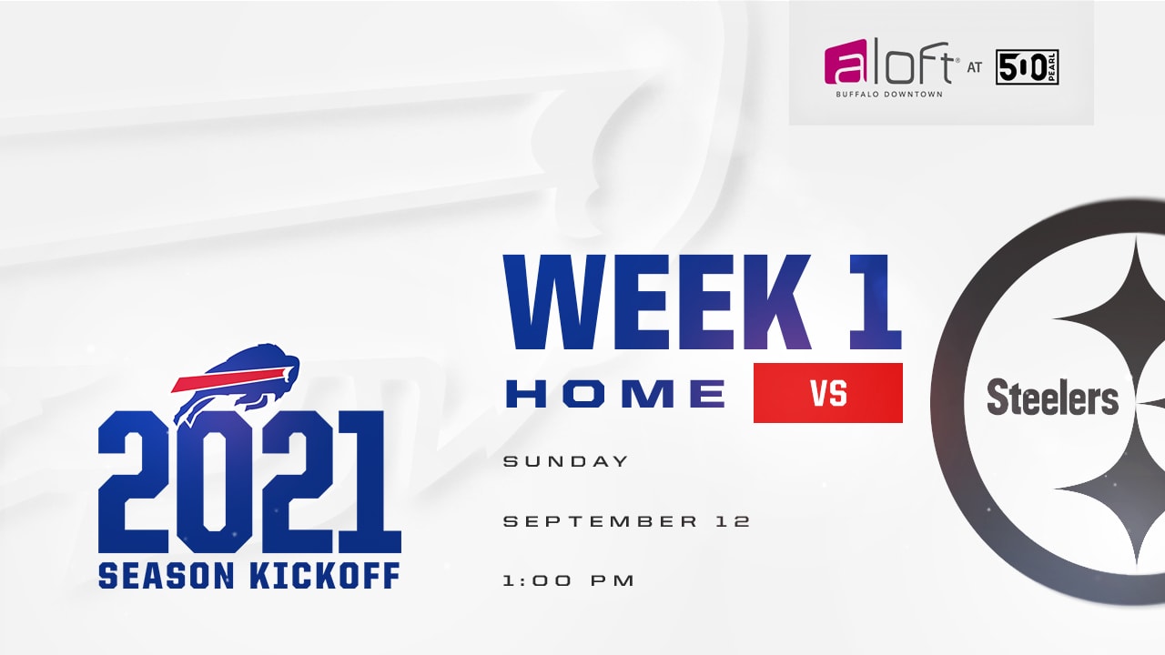 Limited tickets available for the Bills vs. Steelers 2021 season opener