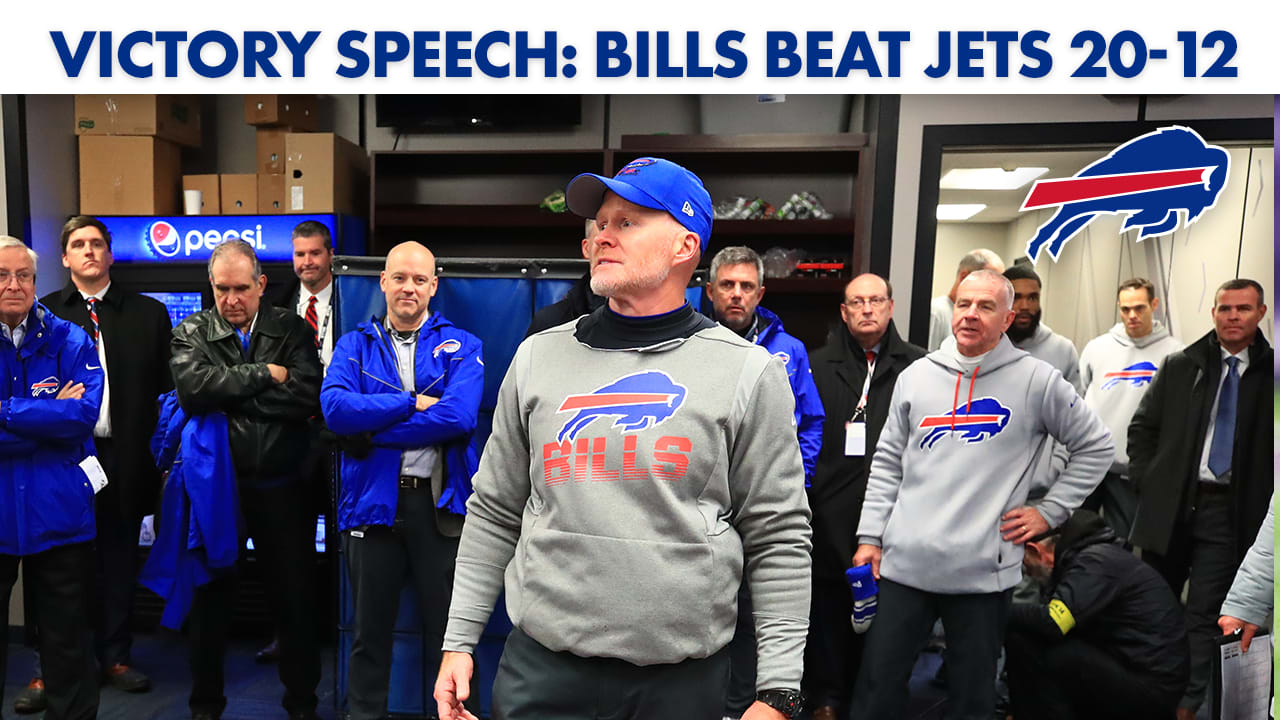 Sean McDermott's Victory Speech In Home Opener Win Over Las Vegas