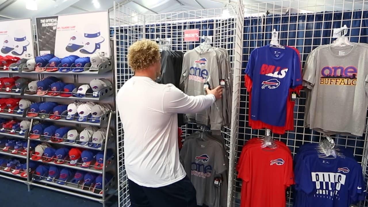 Watch: Eric Wood Shops The Bills Store