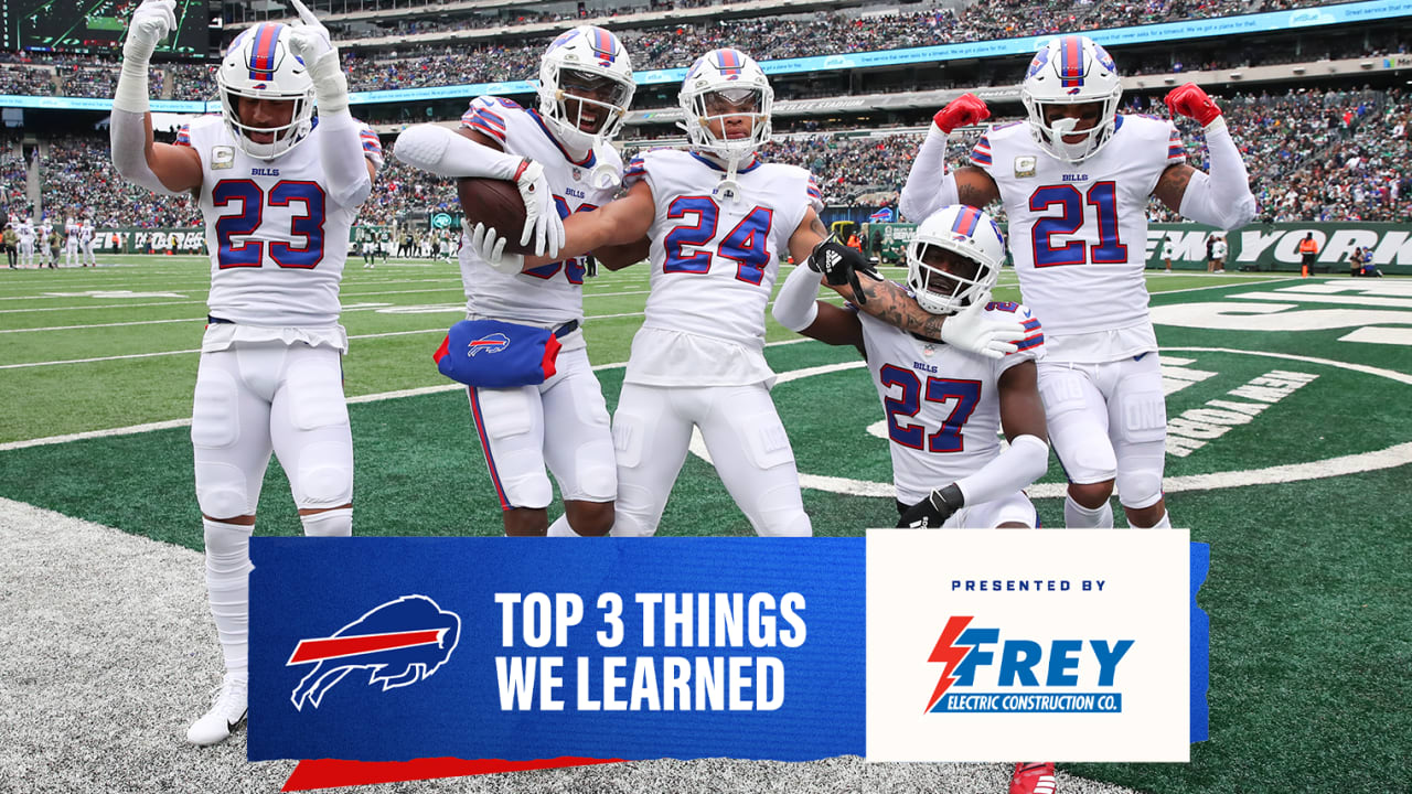 Top 3 things learned from Bills Jets | Week 10