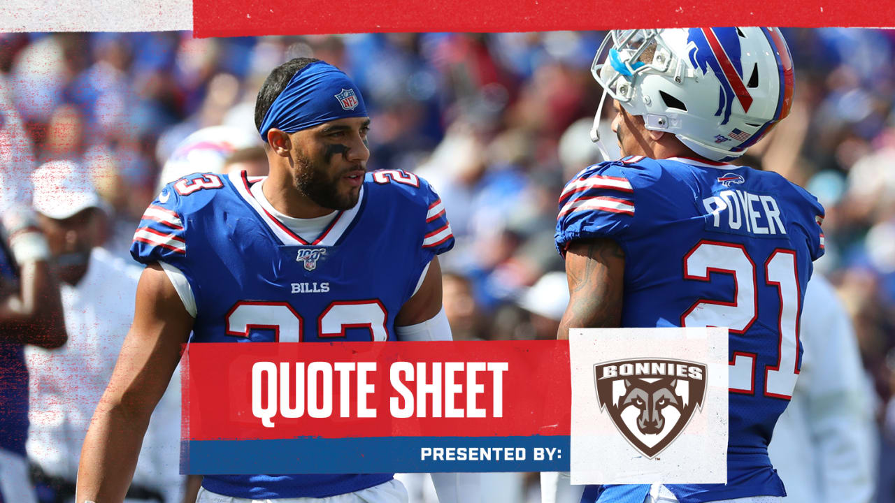 Bills remain confident despite loss | Quote Sheet, image size:1280x720