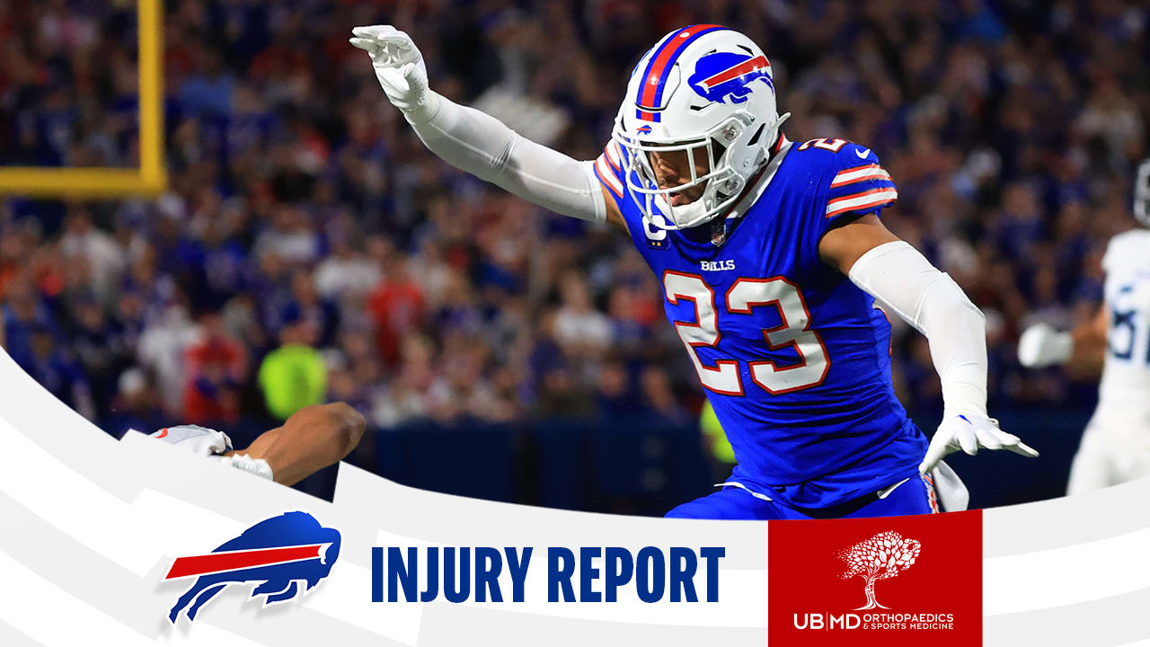 Injury update: Bills to be without S Micah Hyde (neck), DT Jordan Phillips (hamstring) and CB Dane Jackson (neck) vs. Dolphins