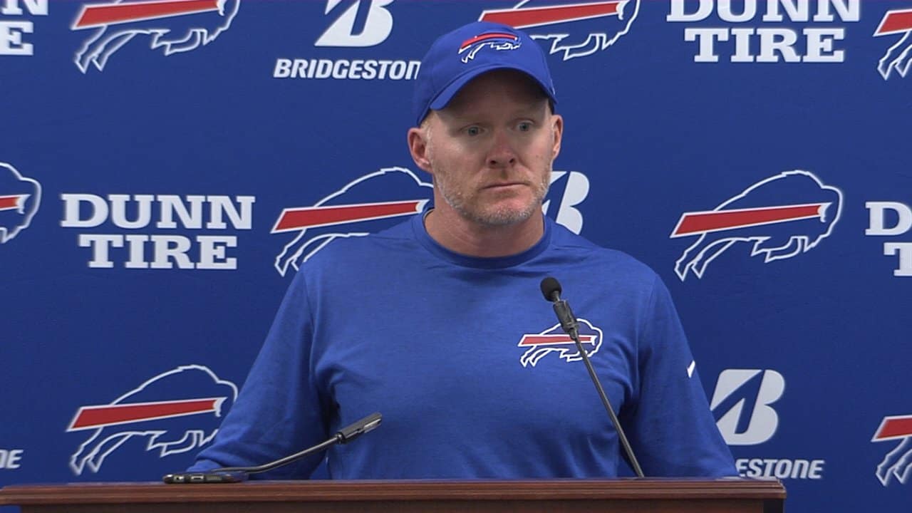 McDermott speaking on Taron Johnson's game; 'He's a dog'