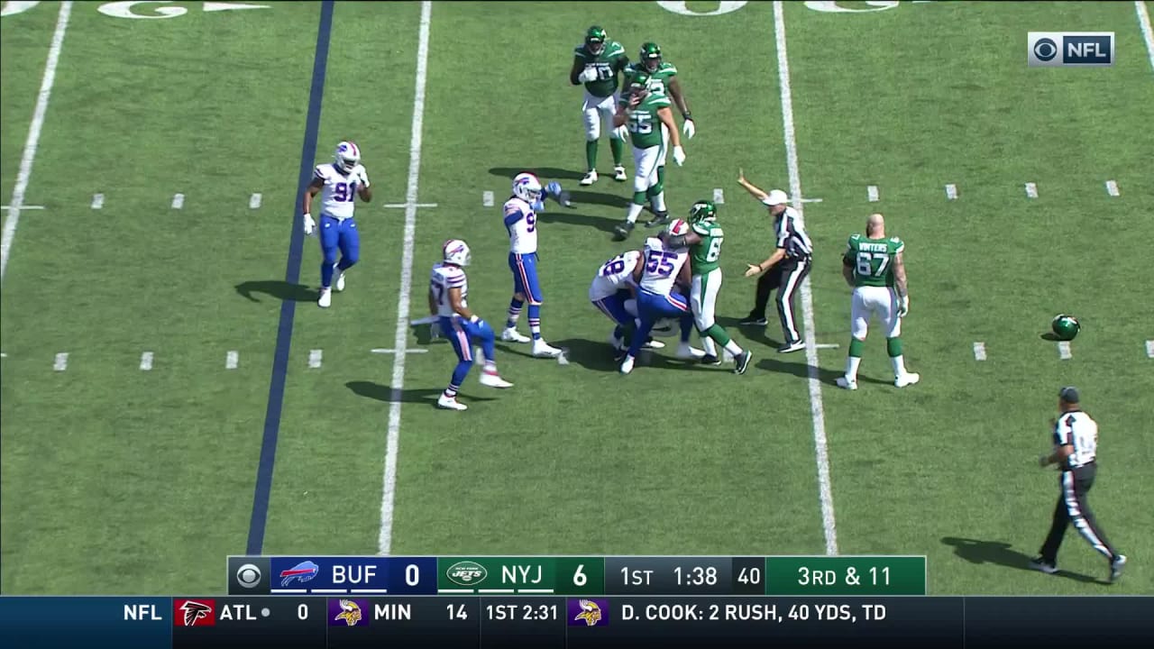 Buffalo Bills WATCH: A.J. Epenesa Snags Crazy Pick-Six vs