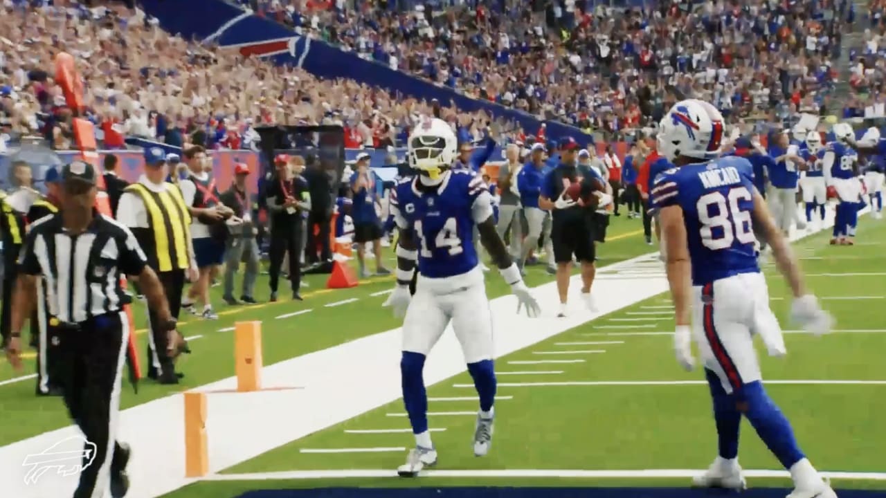 Sideline Access Stefon Diggs' fifth TD catch of the season Bills vs