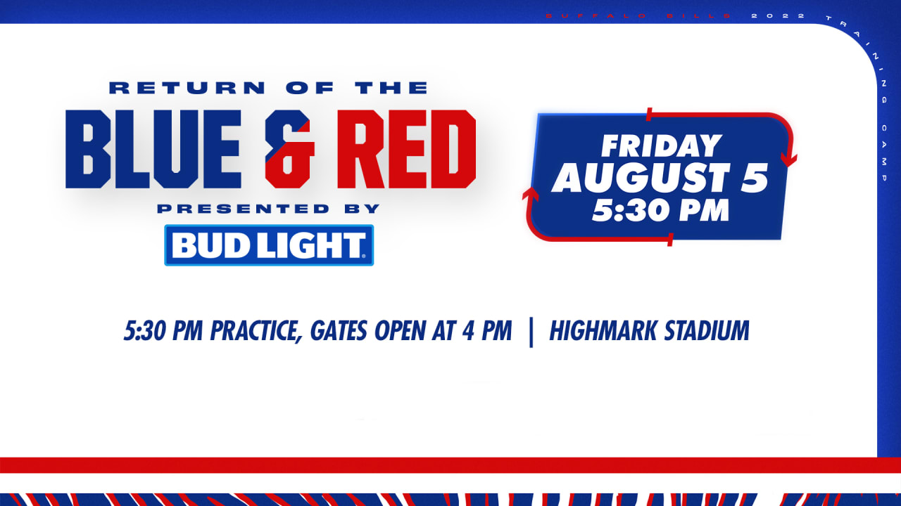 Bills' Return of the Blue & Red at Highmark Stadium: Preview, time