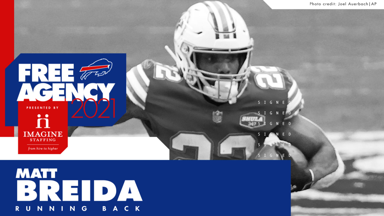 Bills agree to terms with RB Matt Breida