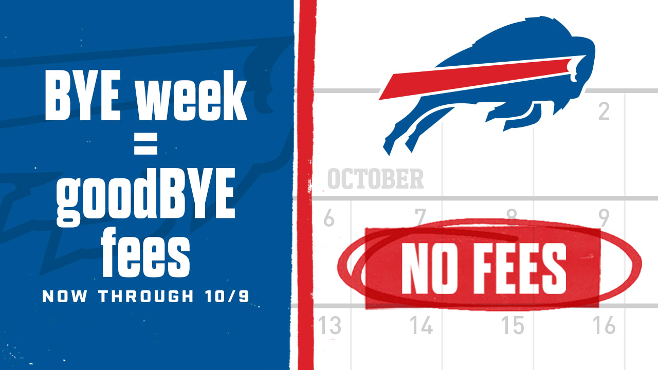 buffalo bye week