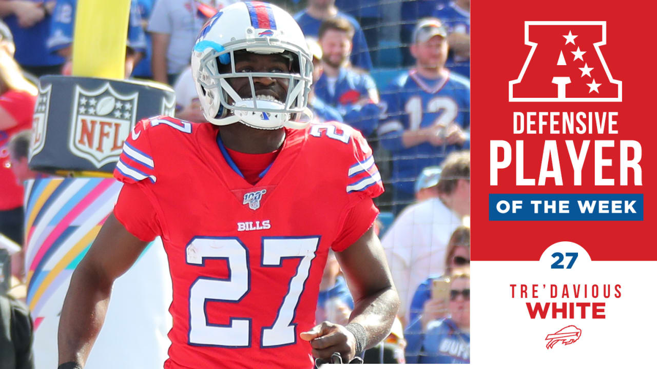 Tre' White named AFC Defensive Player of the Week