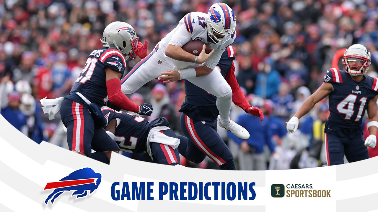 Game predictions, Bills vs. Patriots