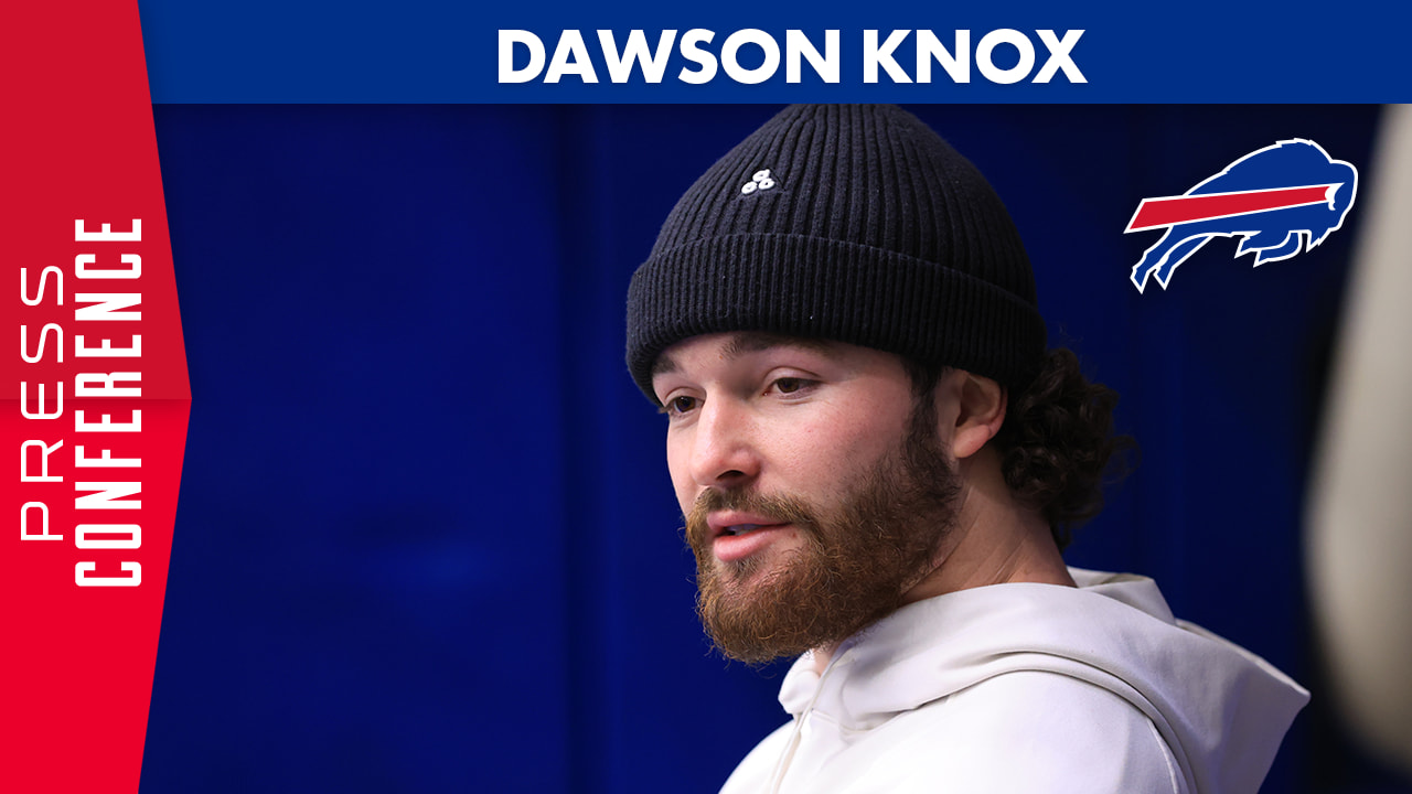 Bills TE Knox honors late brother after signing 4-year deal