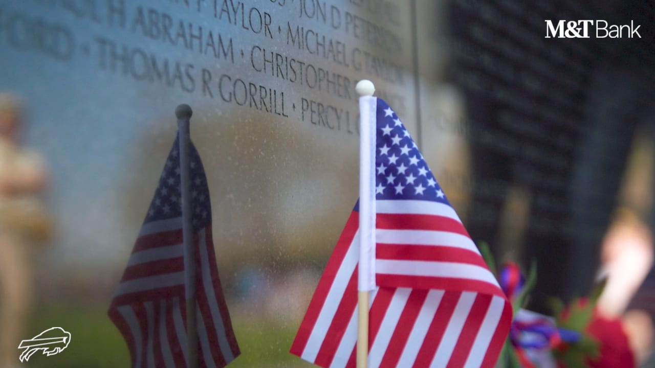 Buffalo Bills Reid Ferguson And Coach Matthew Smiley Join 49 Local Veterans  On 2023 Honor Flight