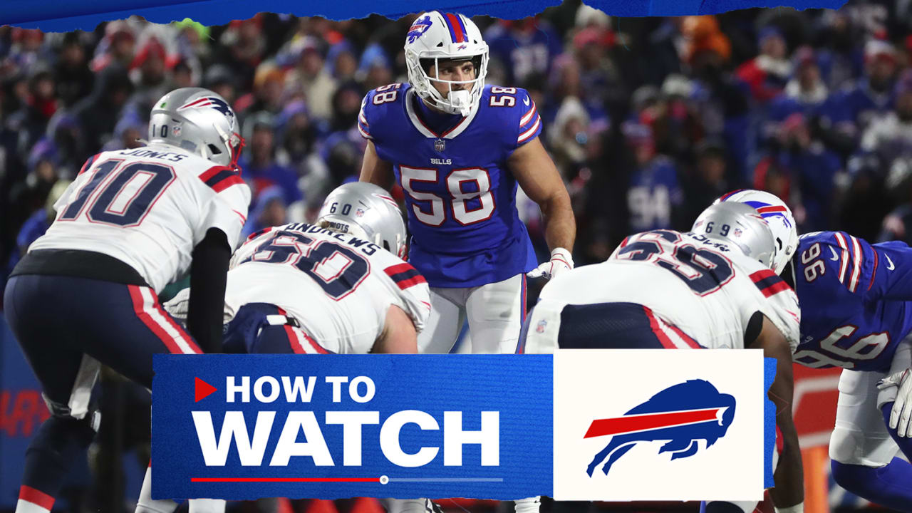 Buffalo Bills at Patriots: How to watch, listen, stream, broadcast map