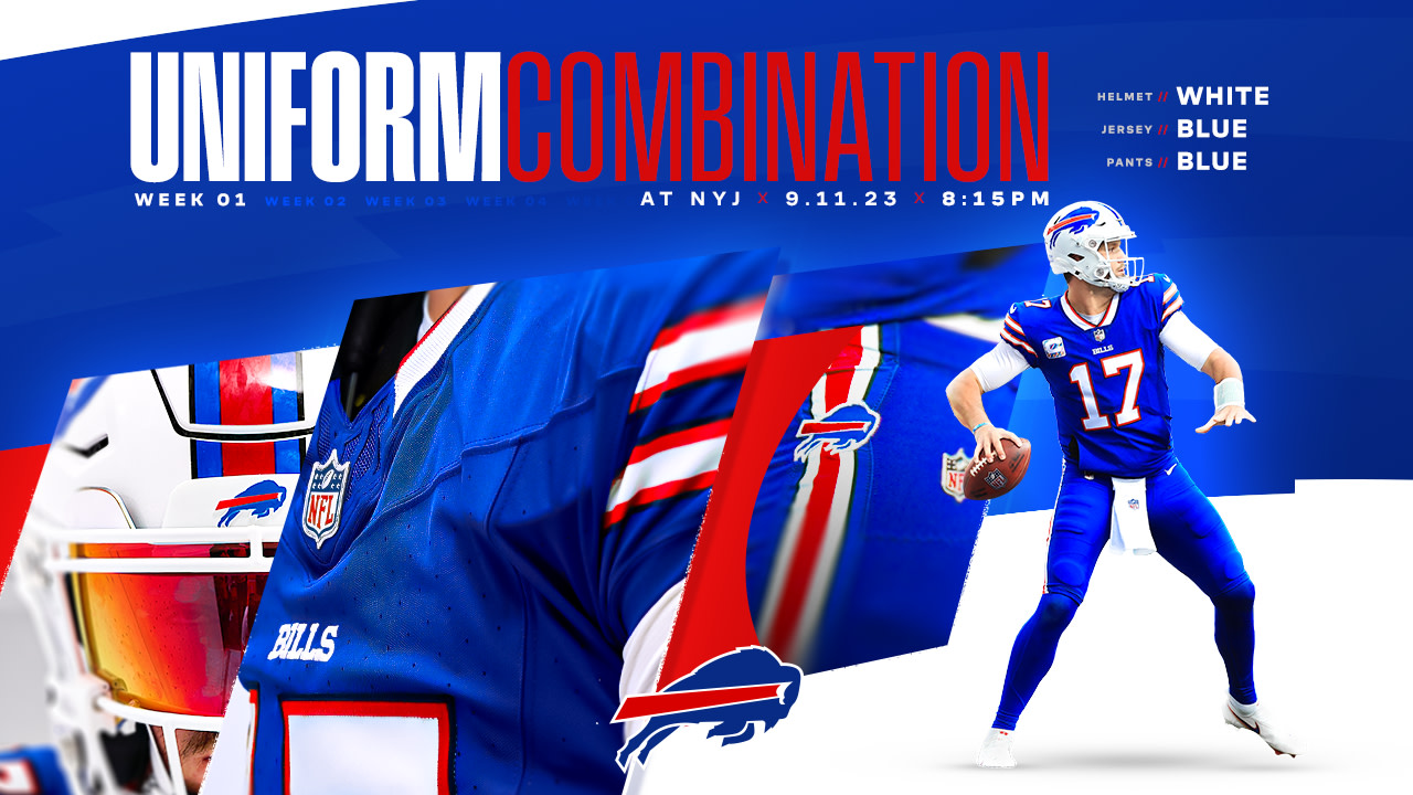 Buffalo Bills' Week 1 uniforms vs. New York Jets semi revealed