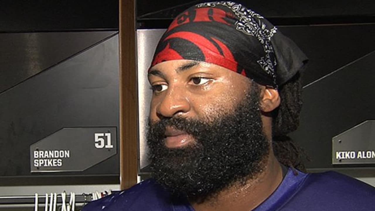 Brandon Spikes: "I'm very passionate about my job"