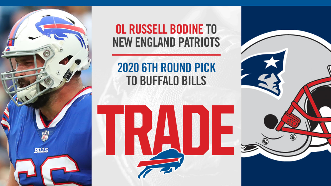 Bills trade OL Russell Bodine to Patriots for 2020 sixth-round pick