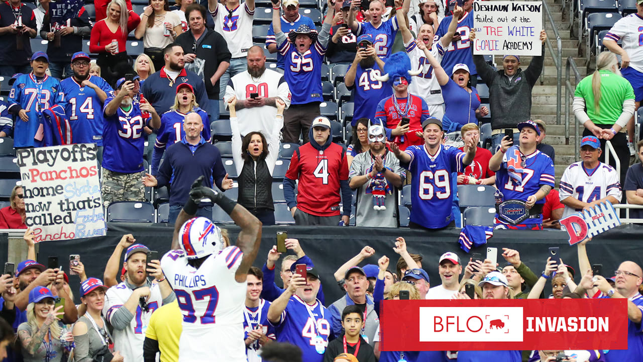 Photos: Bills players and fans gear up for Houston Texans