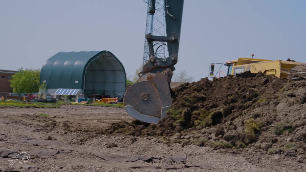 Construction underway at site of new Buffalo Bills stadium