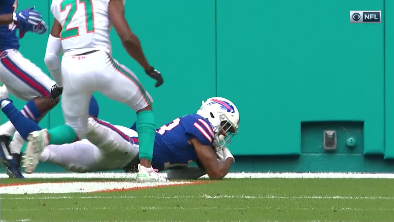 Josh Allen with a 6-yard touchdown pass to Gabriel Davis