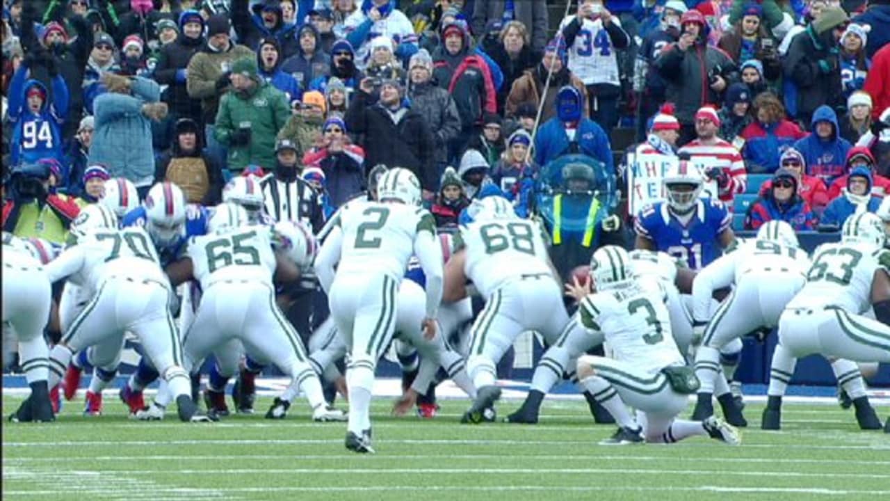 Buffalo Bills block Jets' field goal attempt
