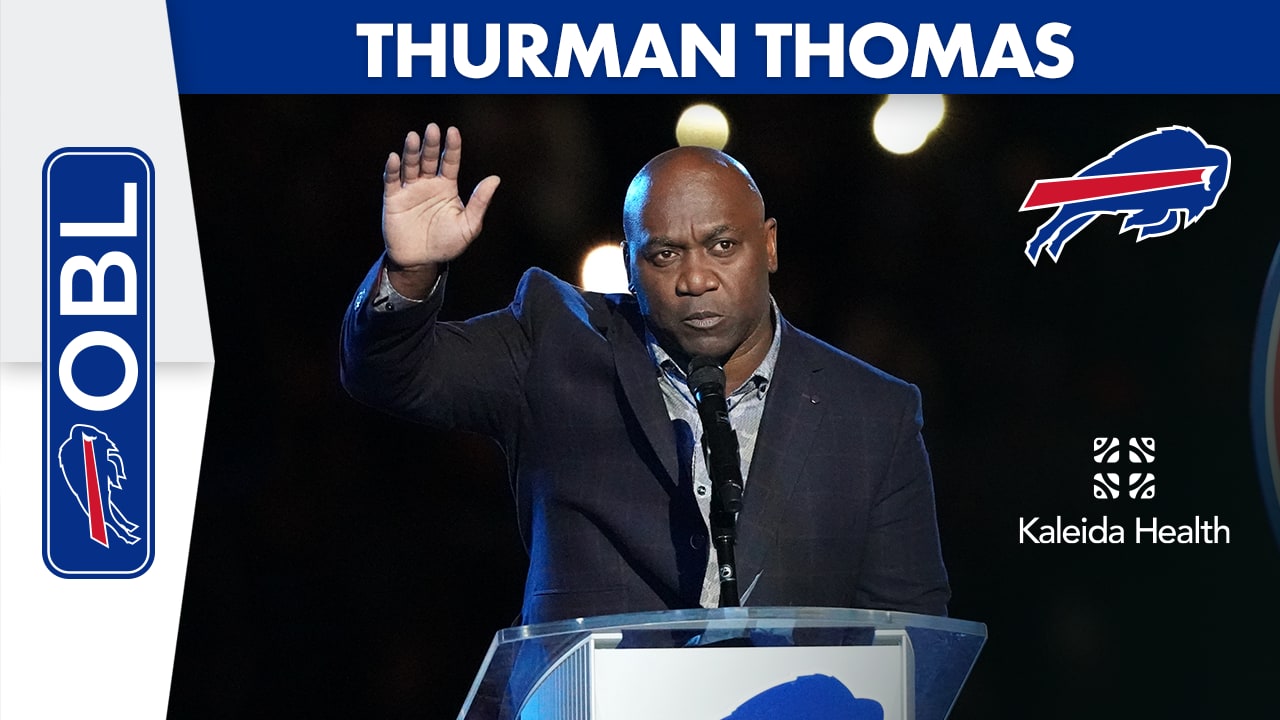 Thurman Thomas Shares Excitement for Bills-Jets, One Bills Live