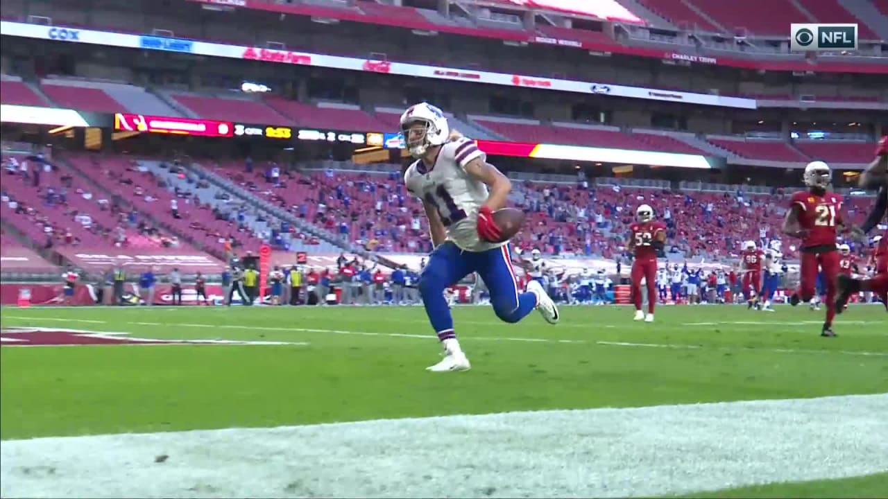 Cole Beasley catches for a 22-yard touchdown from Josh 