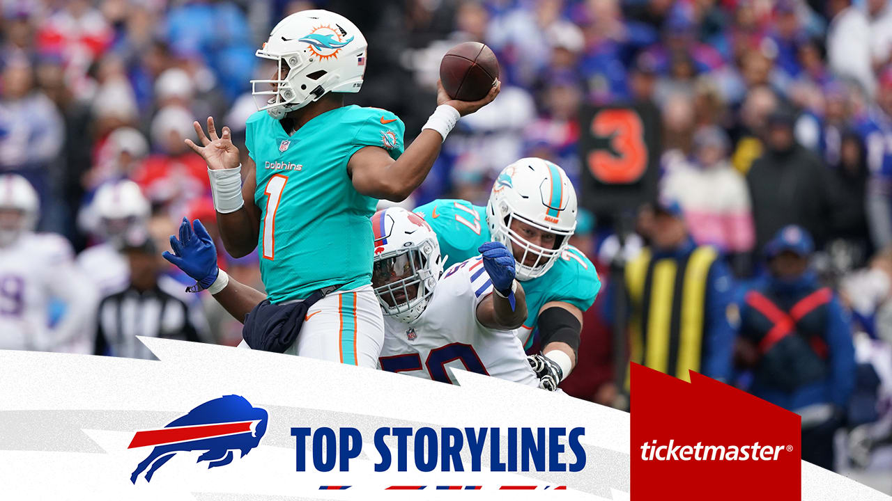 Top 5 storylines to follow for Bills vs. Dolphins Week 4